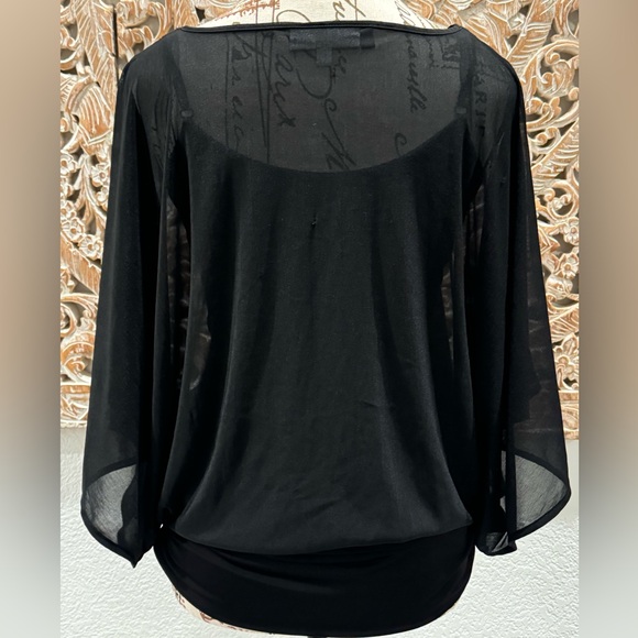 Jennifer Lopez Black, Loose Fit w/ Built in Tank- size S - Picture 2 of 10